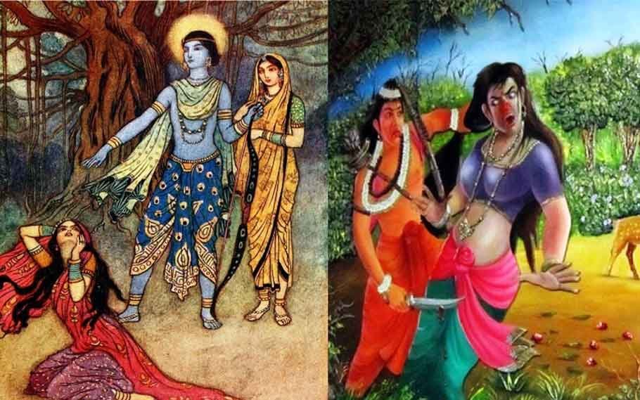 Story of the demon Khurponokha; Ravan's sister 1 khurponokha