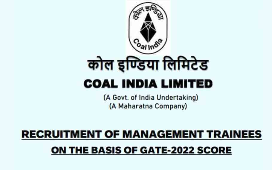 Coal India Limited Recruitment 2022: 1050 MT Vacancy Available 3 Coal India Limited