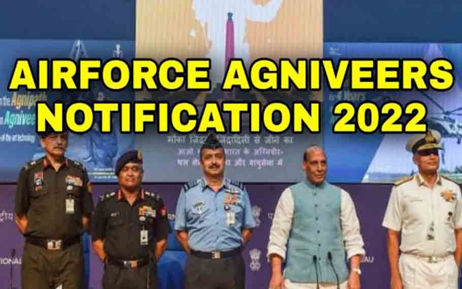 Indian Air Force Recruitment 2022: Agniveer Vayu Vacancy Available 3 Indian Air Force