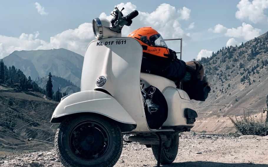 The Journey of Misab and his 27-year-old scooter Vellakkomban 3 misab