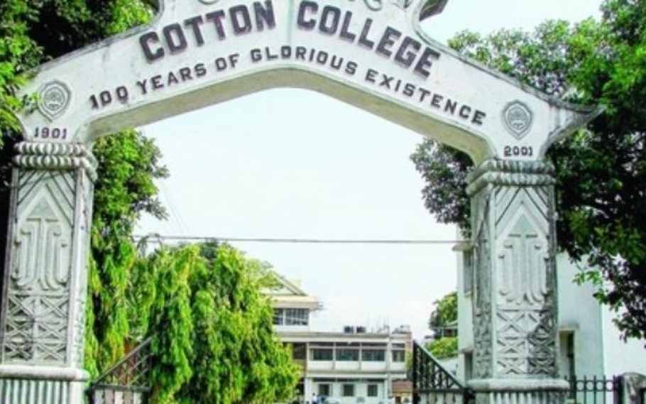 cotton university in protest
