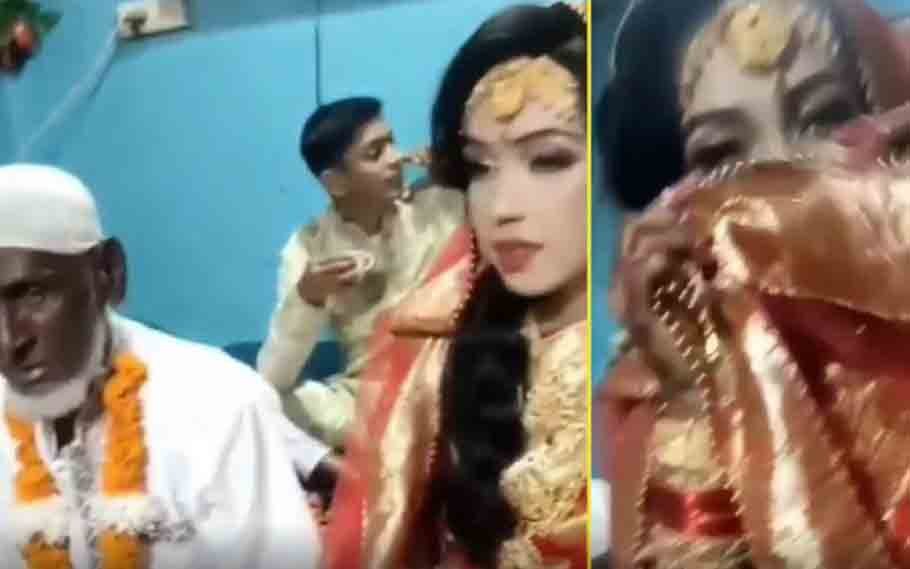 Wedding Season: Elderly man got married to 25-year-old girl 2 Wedding