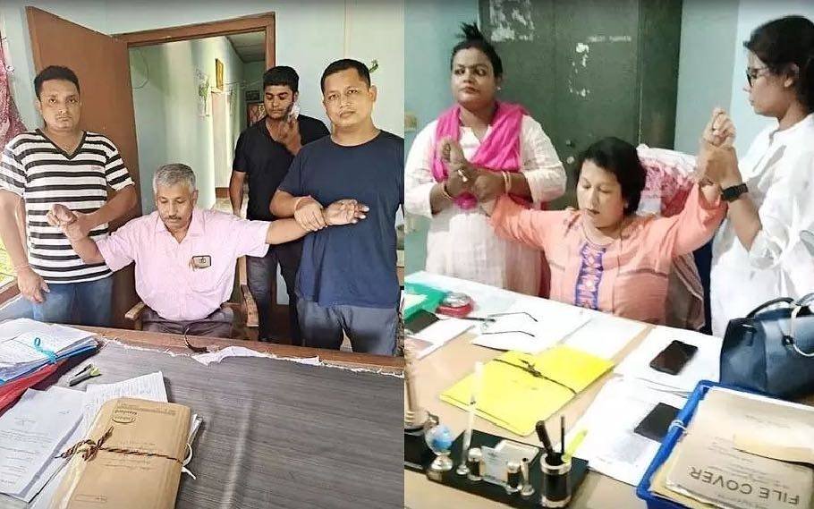 Assam; State Education Department employee arrested for taking bribe 1 New Project 128