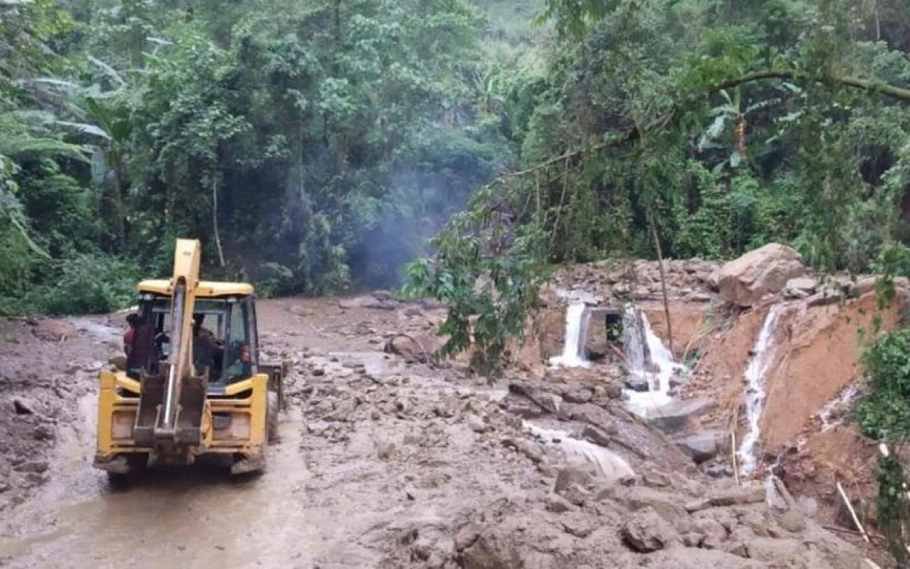 Another landslide hit Manipur today 1 landslide in Manipur