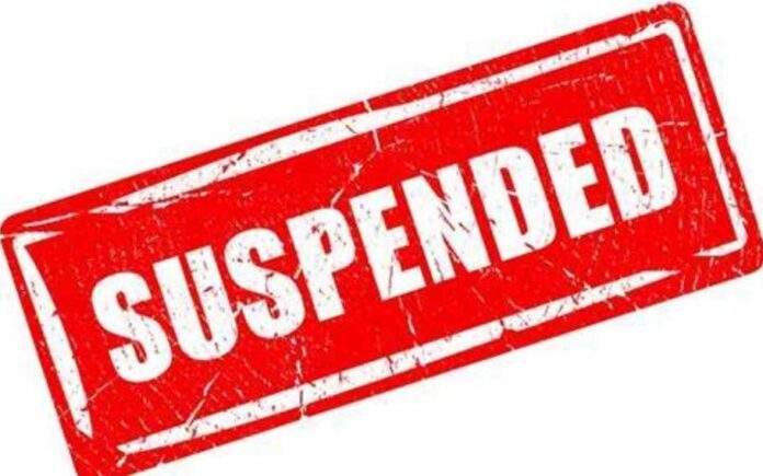Civil Officer suspended