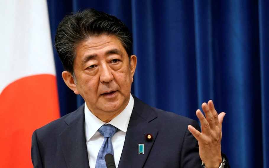 Former Japanese PM Shinzo Abe shot ahead of Sunday's election 2 Japanese PM Shinzo Abe