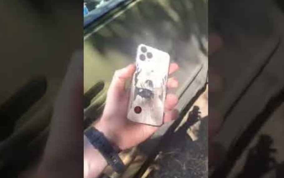 iPhone 11 Pro acts as a bulletproof vest and saved life of Ukrainian soldier 1 iPhone 11 pro