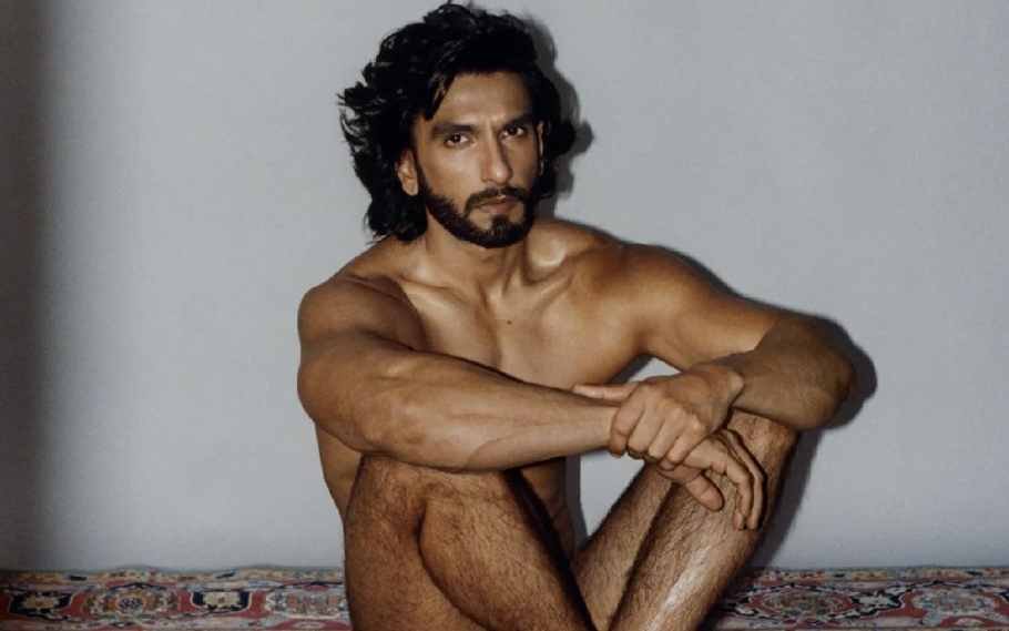 Ranveer Singh poses naked