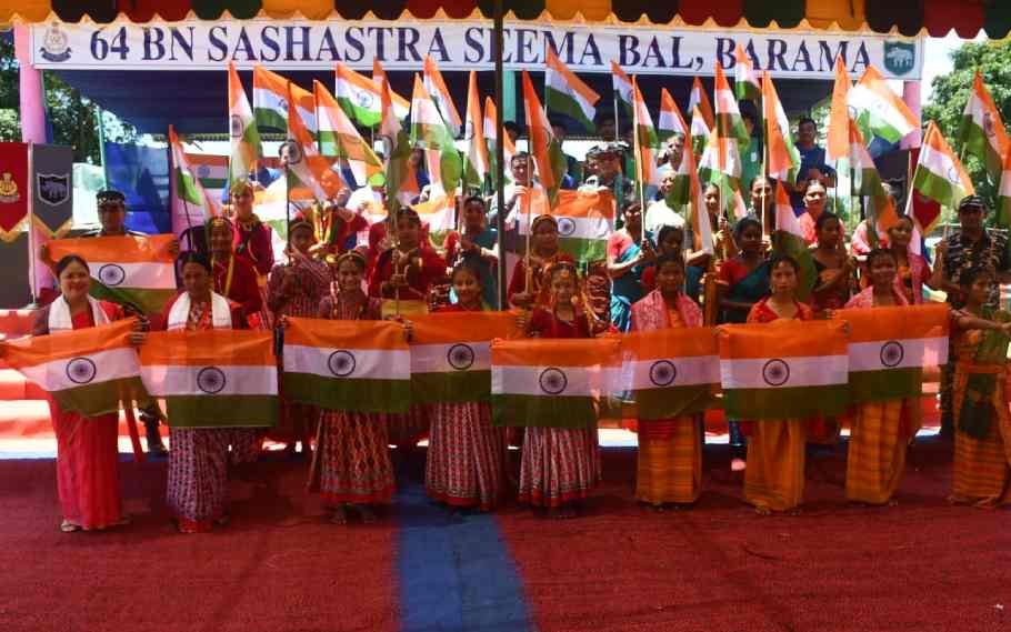 64 BN SSB ORGANISED MCA/VCA PROGRAMME UNDER HAR GHAR TIRANGA CAMPAIGN 1 HAR GHAR TIRANGA