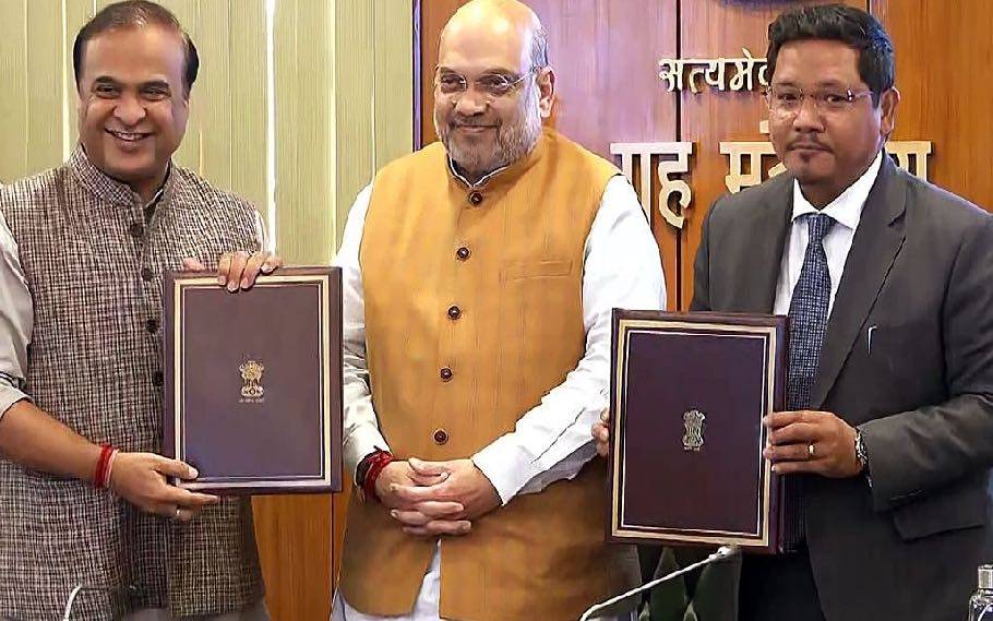 Several Organisations Opposed The MoU Signed Between Assam Meghalaya
