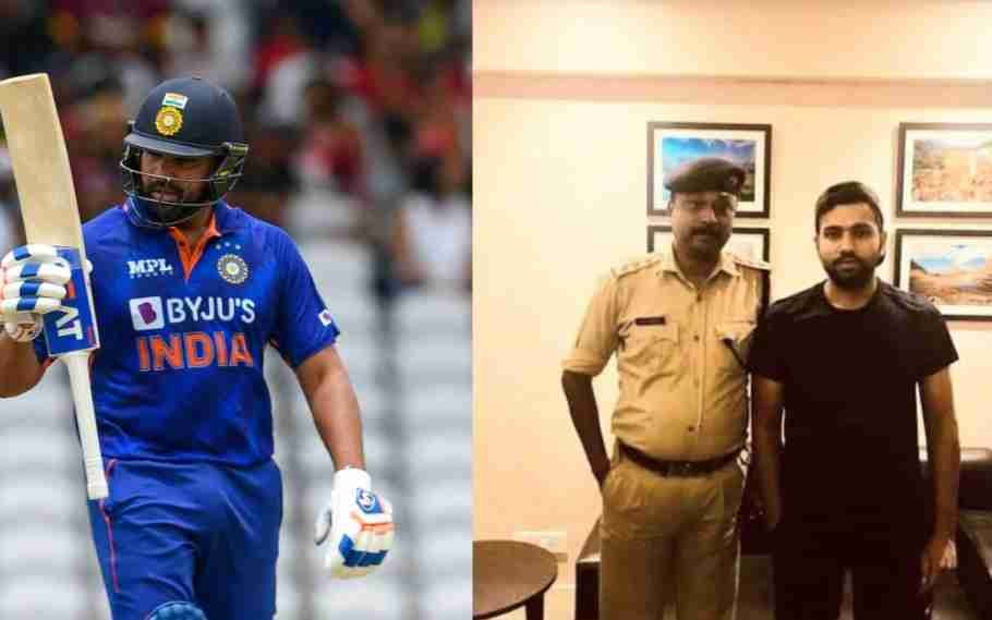 Cricketer Rohit Sharma's photo with Assam Police makes people think he is arrested 1 Rohit Sharma