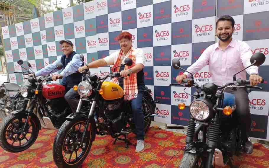 4Aces Retail Pvt. Ltd inaugurated its first Royal Enfield showroom at Zoo Road, Guwahati 2 4Aces Enfield