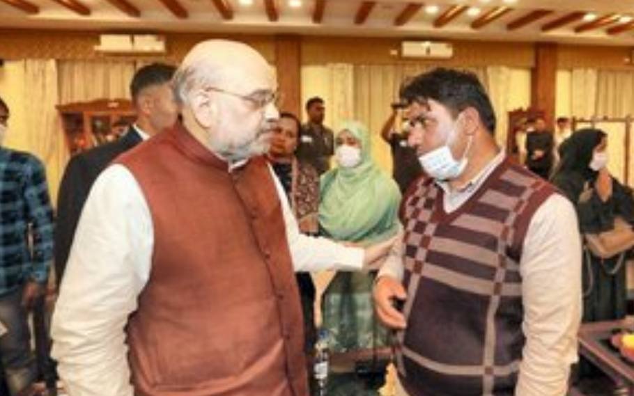 Amit Shah Hands Over Job Letters To Families Killed By Terrorists In Jammu And Kashmir 2 Amit Shah