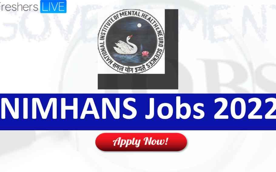 NIMHANS Recruitment 2022, Vacancy Available For Senior Research Fellow, Apply Now! 1 NIMHANS Recruitment 2022
