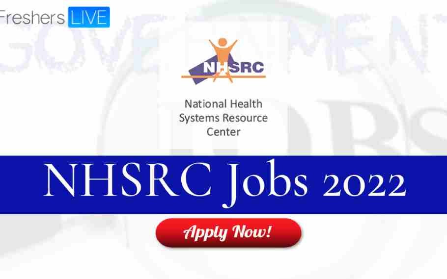 NHSRC Recruitment 2022