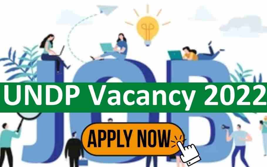 UNDP Recruitment 2022