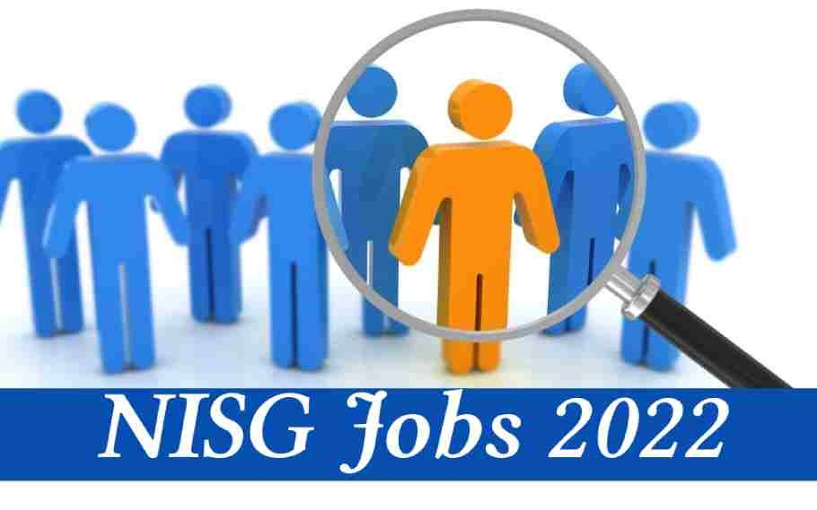 NISG Recruitment 2022, Consultant Vacancy, Apply Online! 2 NISG Recruitment 2022
