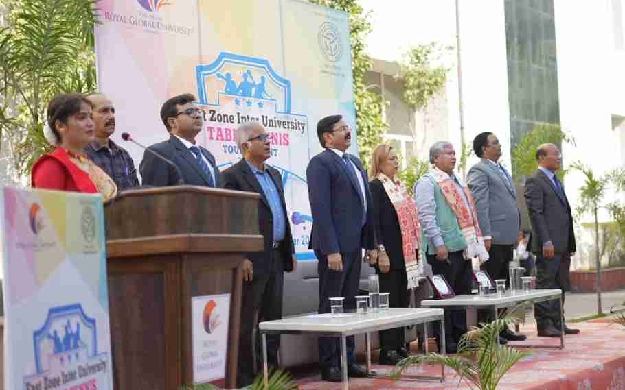 East Zone Inter University Table Tennis Kicked Off At Royal Global University 2 Royal Global University