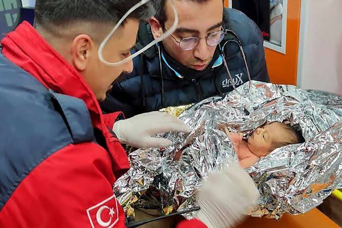 Miracle Infant Survives Amidst Rubble: A Sign from God in Devastating Syria Earthquake 2 Turkey’s miracle infant