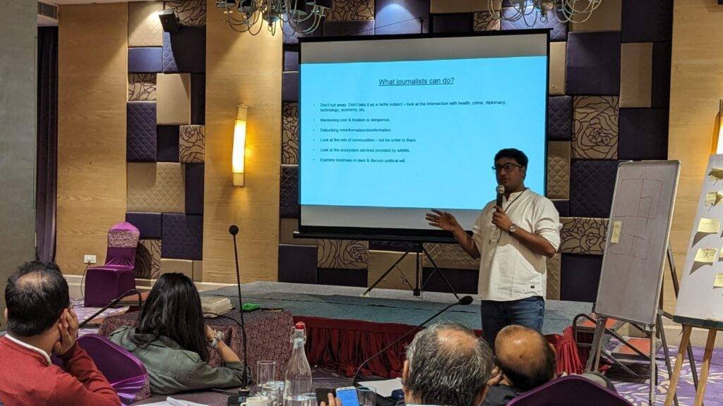 Wildlife trafficking addressed in journalism meet hosted by Wildlife Conservation Society-India in Northeast India and West Bengal 2 Wildlife Trafficking Programme