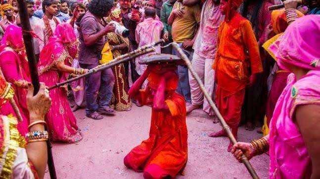 Captivating Scenes from Lath Mar Holi 2023: Witness the Viral Pictures of this Vibrant Festival Celebration 2 3C1D1B69 4D59 4DD8 A5EE 24A3BF8498D0