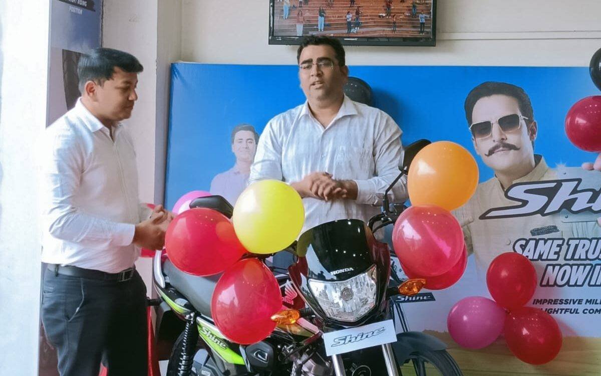 Experience the power of innovation: Honda unveils the All-New Honda Shine 100 motorcycle in Guwahati