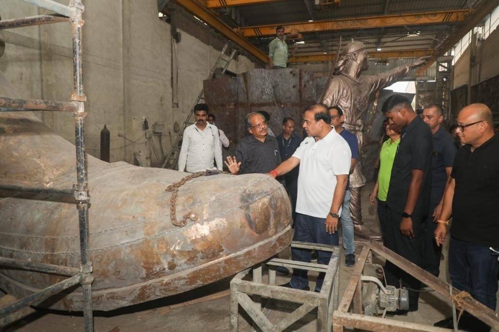 Legendary Lachit Borphukan’s Legacy: Assam CM Reviews Progress of World's Largest Statue Honoring Warrior Bir Lachit Borphukan in Ghaziabad 1 Legendary Lachit Barphukan’s Legacy: Assam CM Reviews Progress of World's Largest Statue Honoring Warrior Bir Lachit Borphukan in Ghaziabad