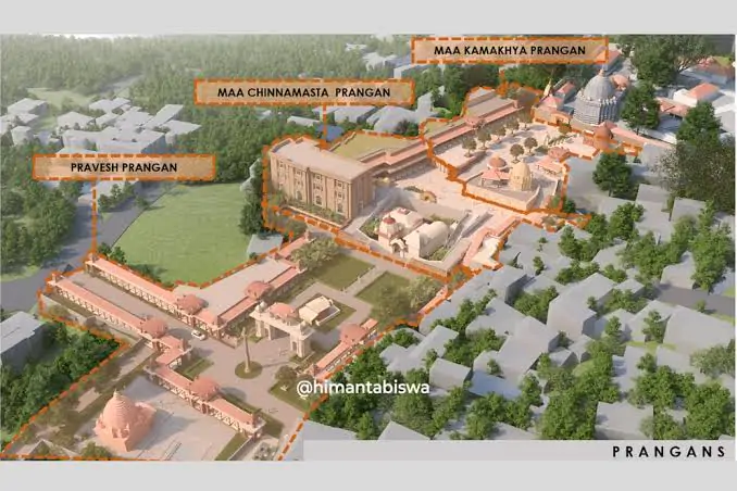 Assam CM Himanta Biswa Sarma inspects architectural marvel of Maa Kamakhya corridor; eagerly anticipates divine experience 1 Assam CM Himanta Biswa Sarma inspects architectural marvel of Maa Kamakhya corridor; eagerly anticipates divine experience