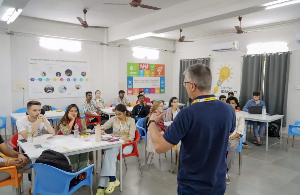 Parul University welcomes 8 Swiss Students to engage in India's startup scene via Young Entrepreneur Exchange Program (YEEP) 1 Parul University welcomes 8 Swiss Students to engage in India's startup scene via Young Entrepreneur Exchange Program (YEEP)