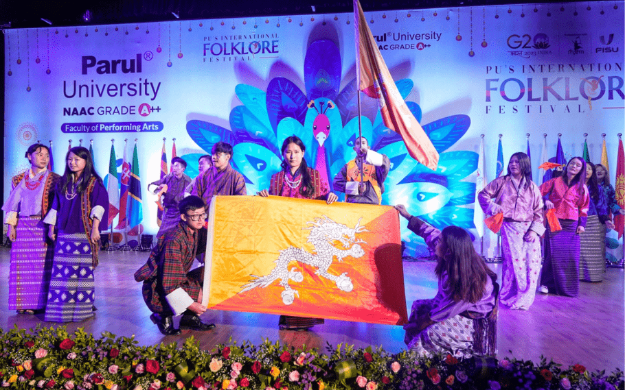 Parul University Hosts Spectacular International Folklore Festival