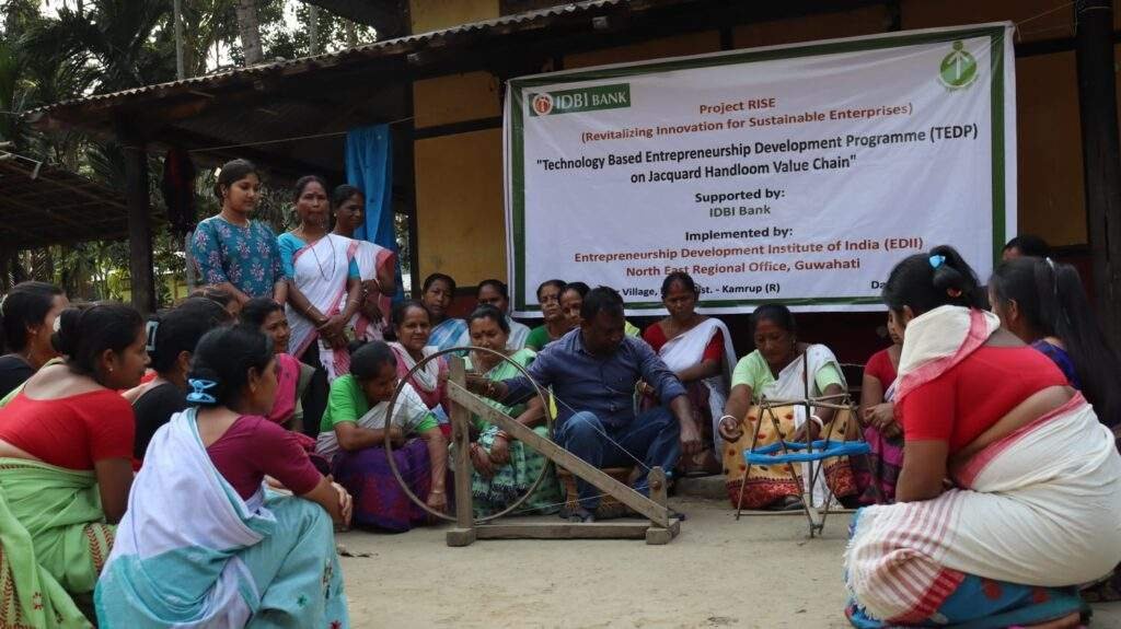 EDII Launches Technology-Based Handloom Program 'RISE' in Kamrup Rural District 1 WhatsApp Image 2024 03 21 at 10.48.29 AM 2