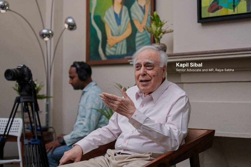 Law Students Engage with Legal Luminaries During "Samvidhan Pe Charcha" Law Tour in New Delhi By Parul University 1 1 Kapil Sibal