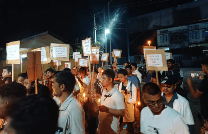 Assam Healthcare workers protest
