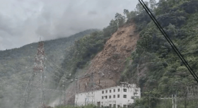Landslide NHPC Sikkim