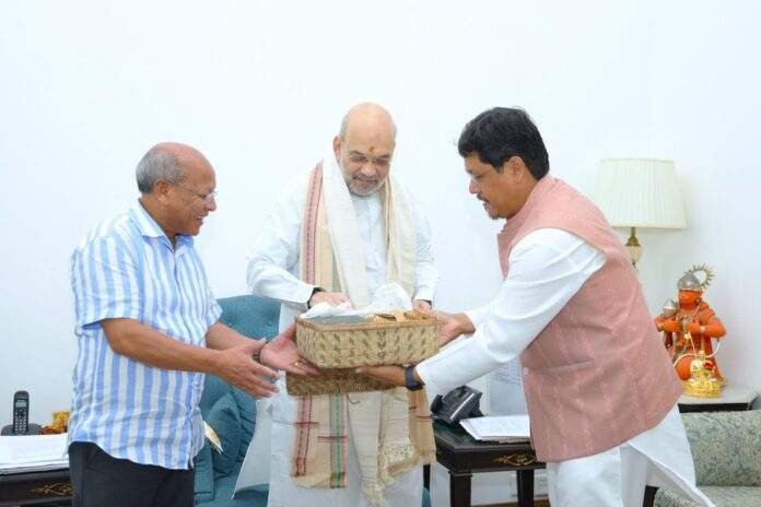 Meghalaya CM meets Home Minister