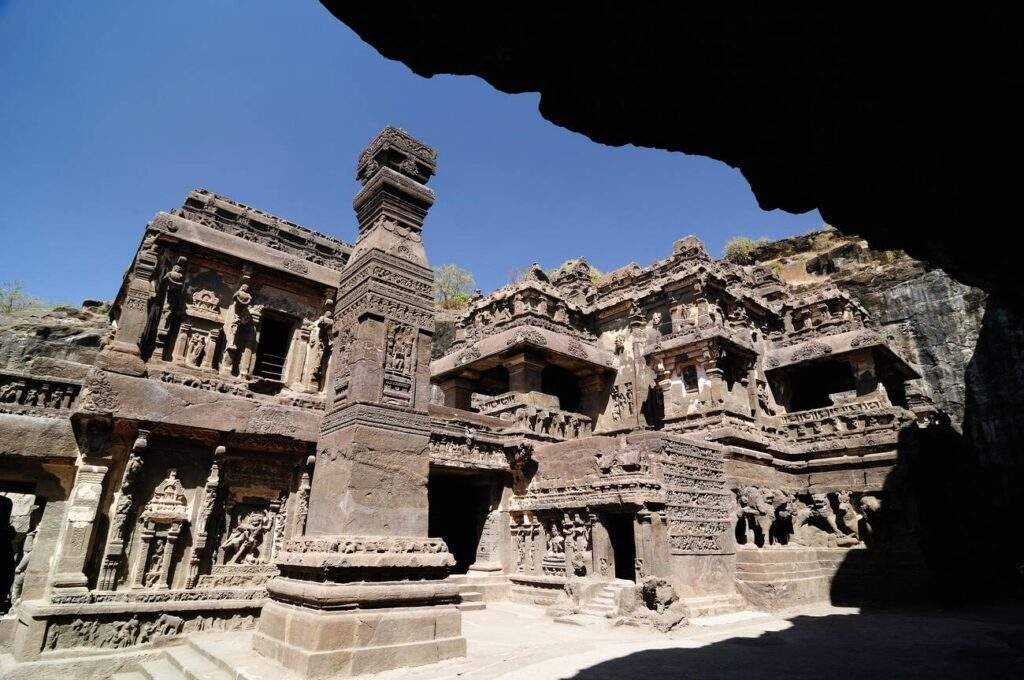 Historic Monuments of India and Their Stories 6 rocks in the ellora town in india maharashtra